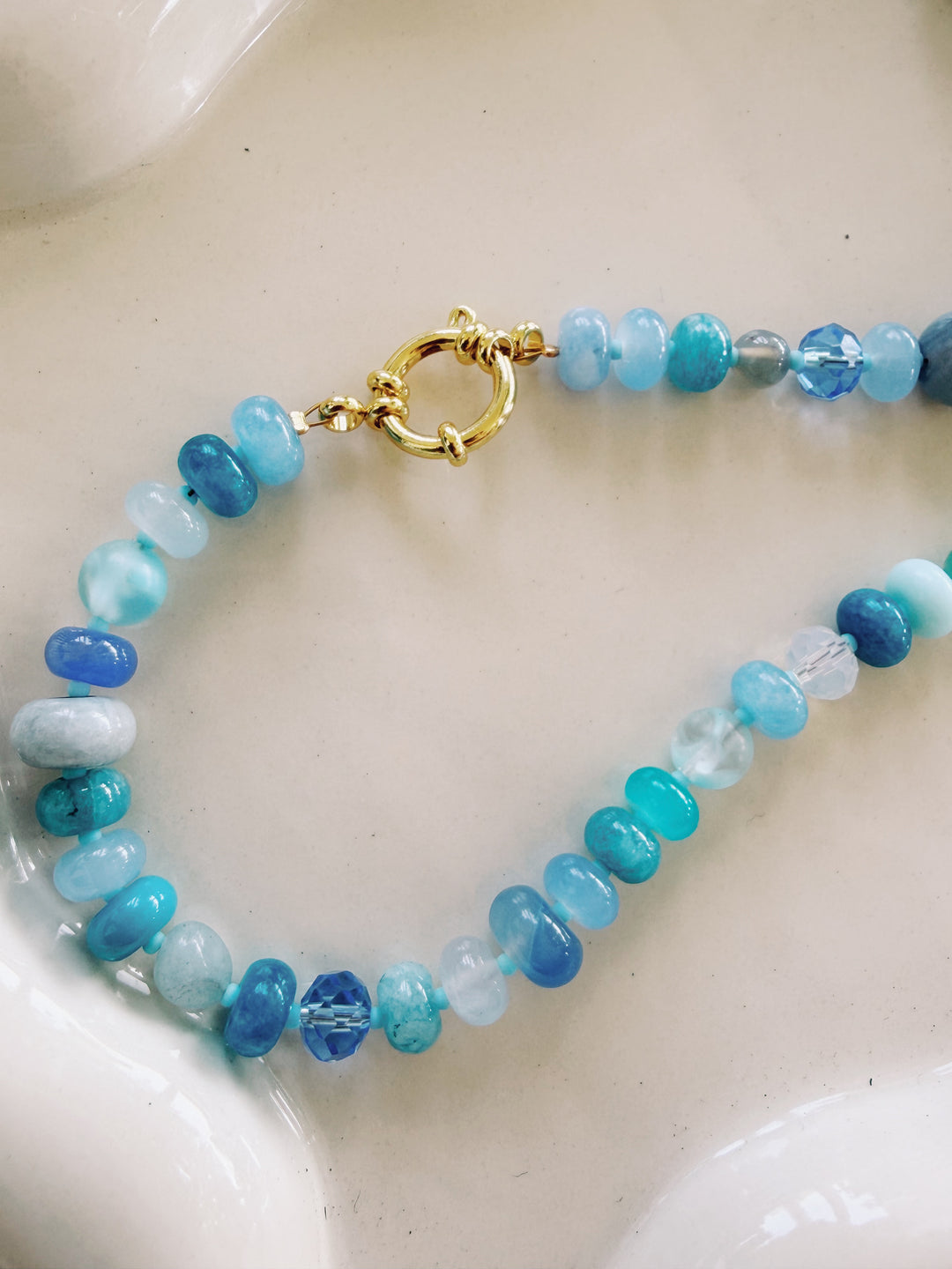 Vintage Candy Gemstone Necklace, Small Batch