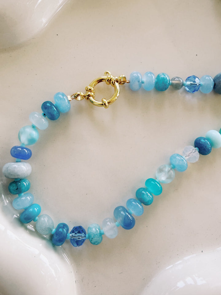 Vintage Candy Gemstone Necklace, Small Batch
