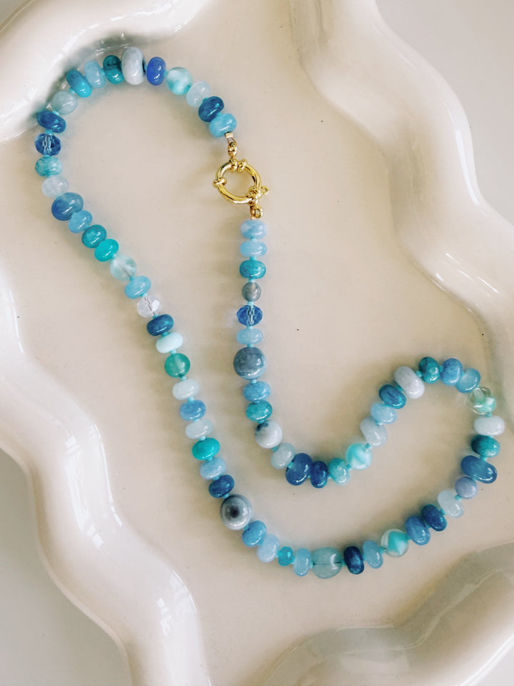 Vintage Candy Gemstone Necklace, Small Batch