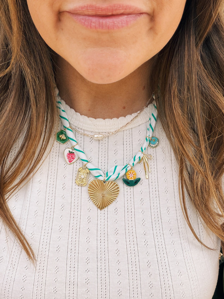 Garden Party Bandana Necklace, Birthday Collection