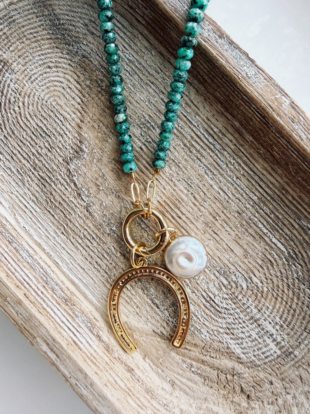 Verdant Charm Necklace, Sweater Weather