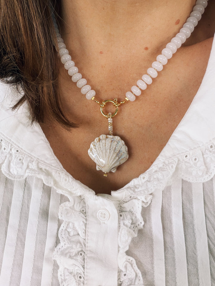 Glimmer Stone Necklace, Sunkissed