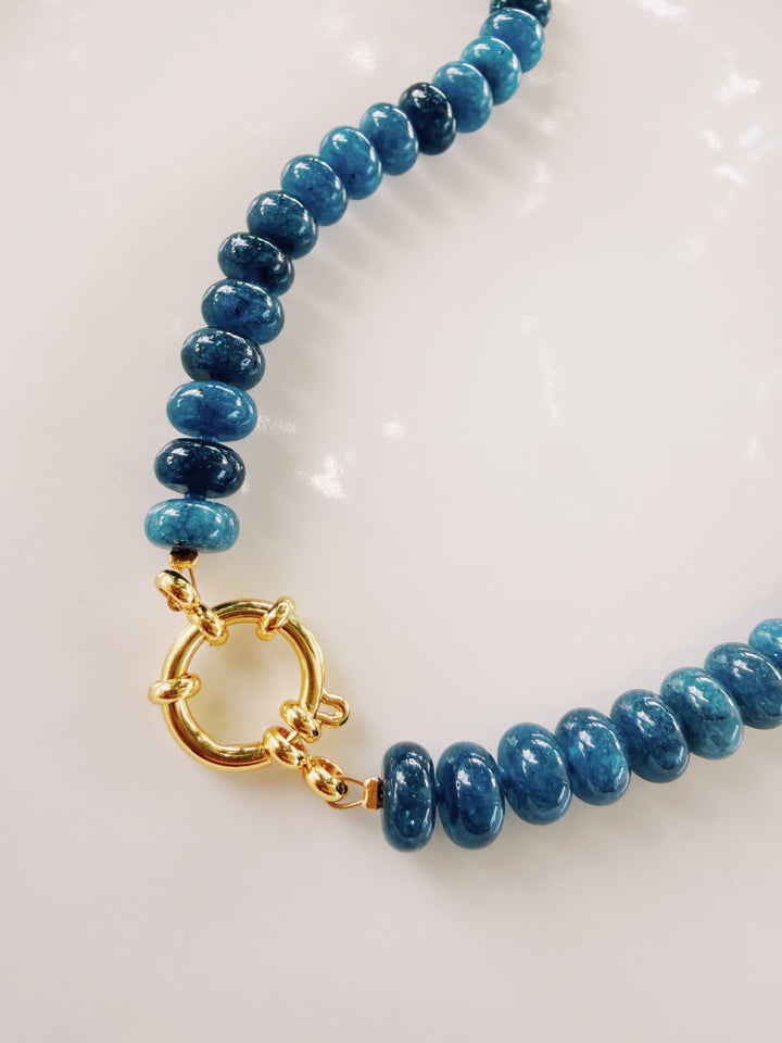 Ocean Blue Stone Necklace, America 250