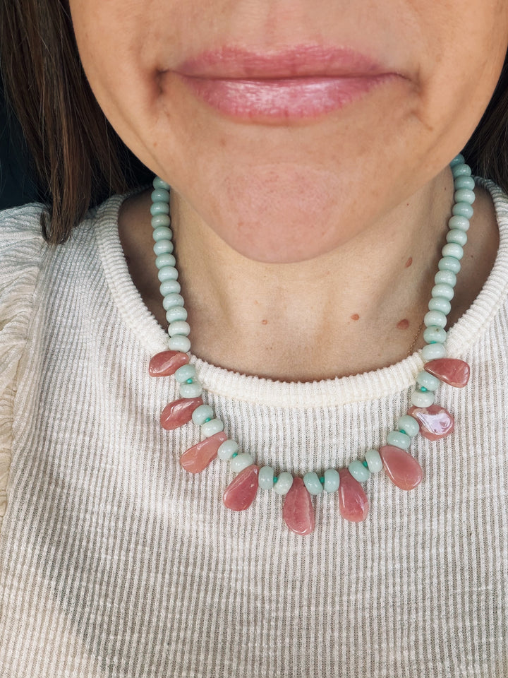 Inglenook Gemstone Necklace, Autumn Heirloom