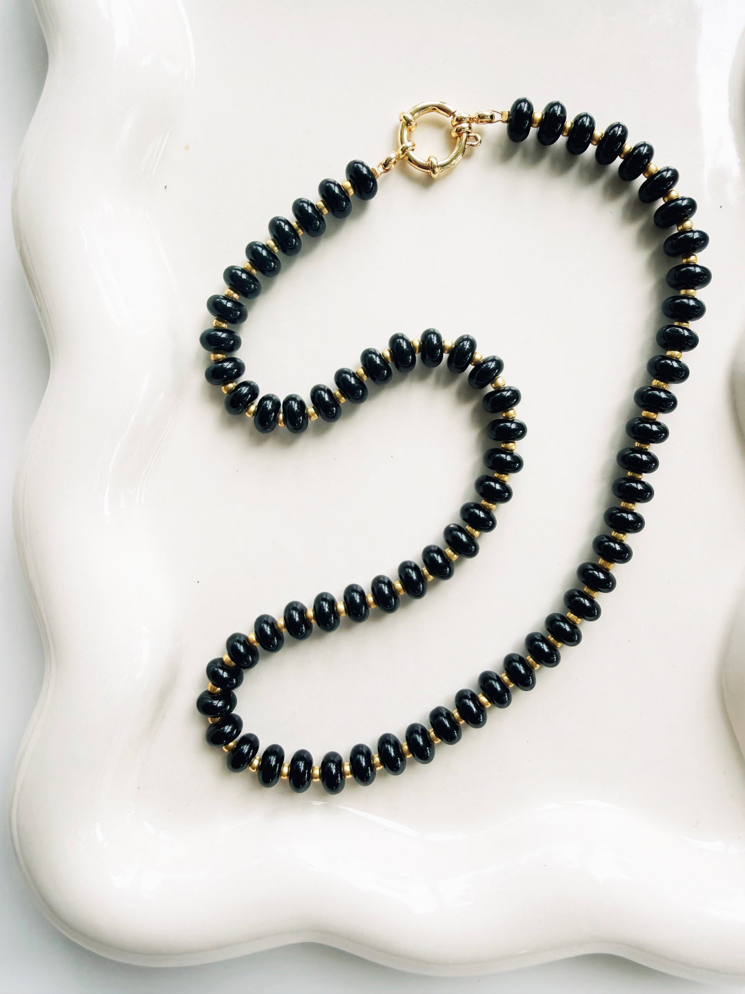 Black + Gold Necklaces, Game Day
