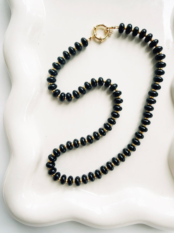 Black + Gold Necklaces, Game Day