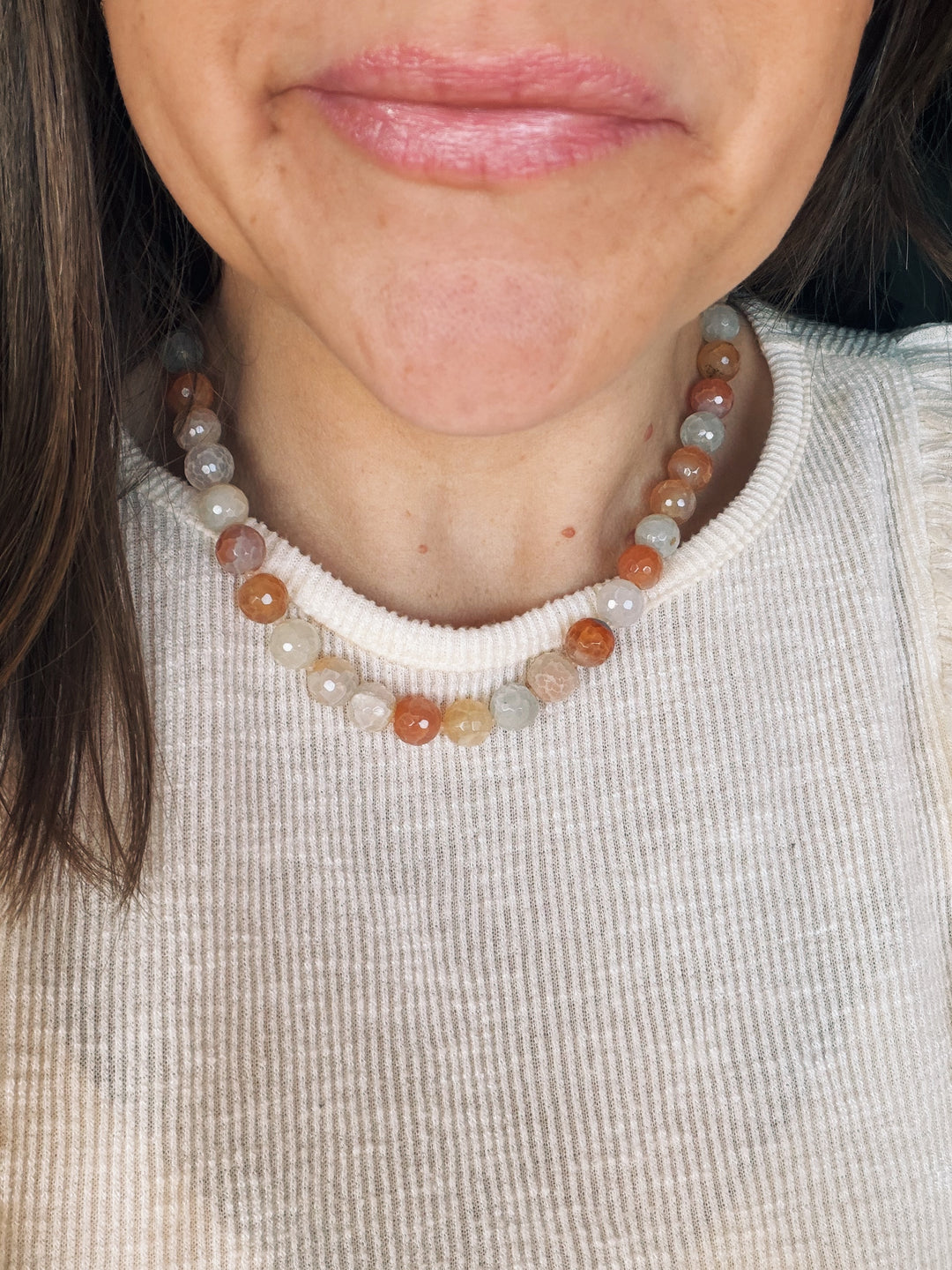 Equinox Gemstone Necklace, Autumn Heirloom
