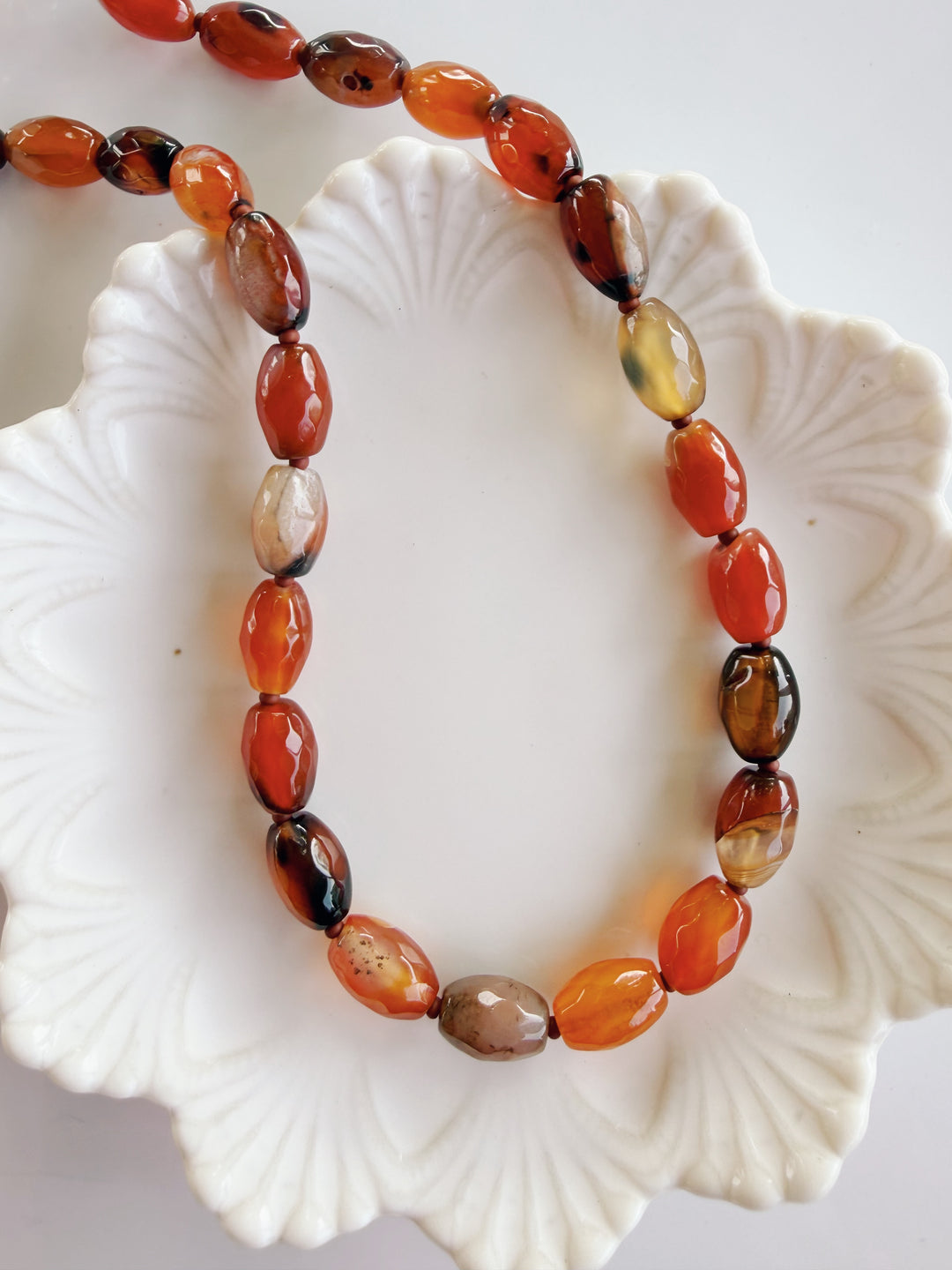 Tiger Gemstone Necklace