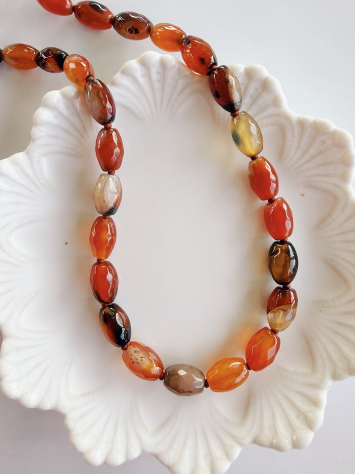 Tiger Gemstone Necklace