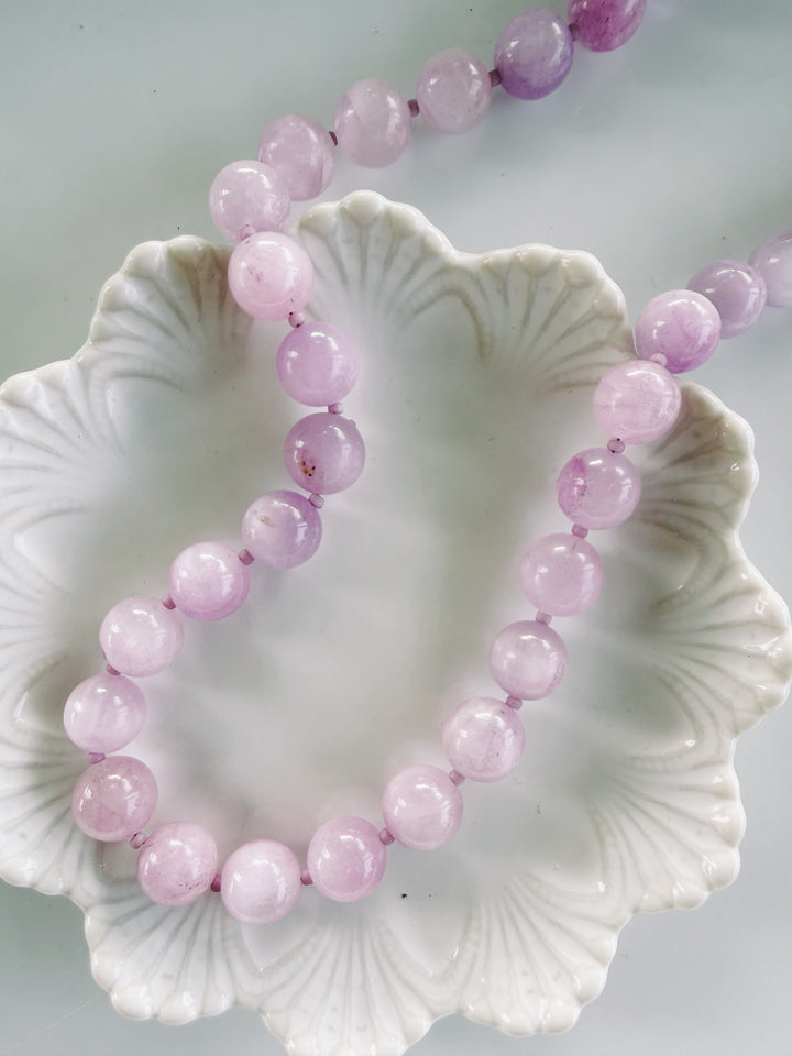 Dusk Stone Necklace, Vintage Flora