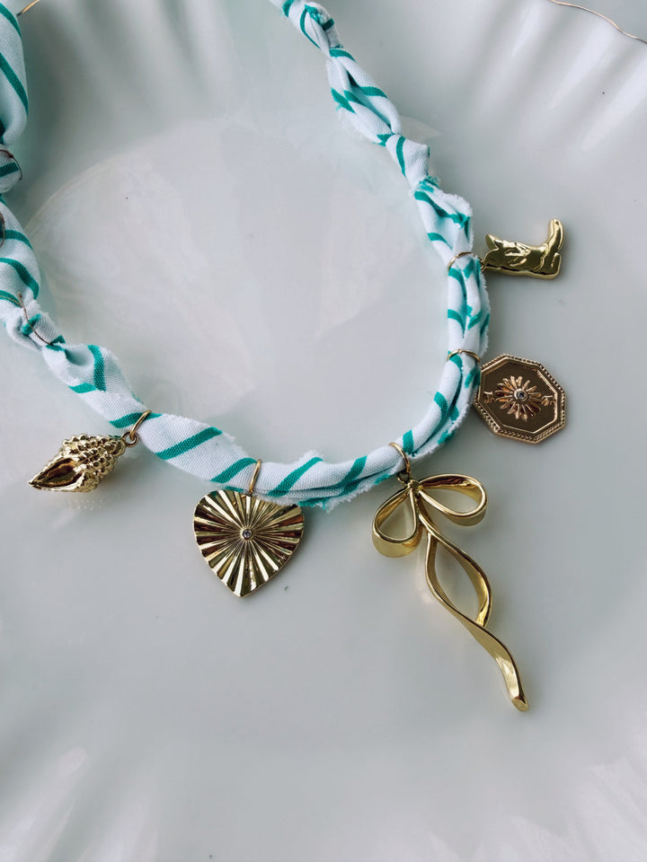 Spring Bandana Necklace, Birthday Collection