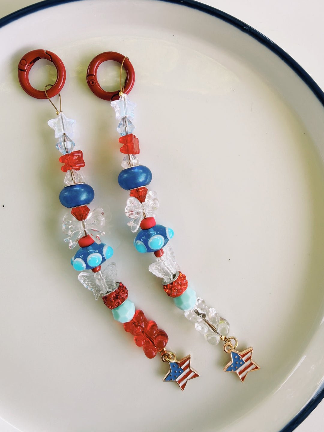 Patriotic Bag Charms, America 250