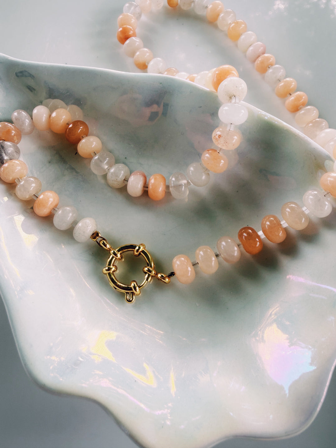 Sunset Stone Necklace, Sunkissed