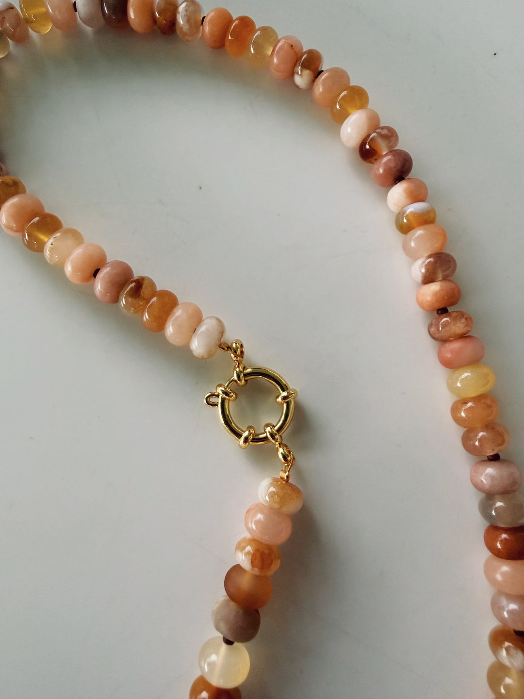 Harvest Gemstone Necklace, Autumn Heirloom