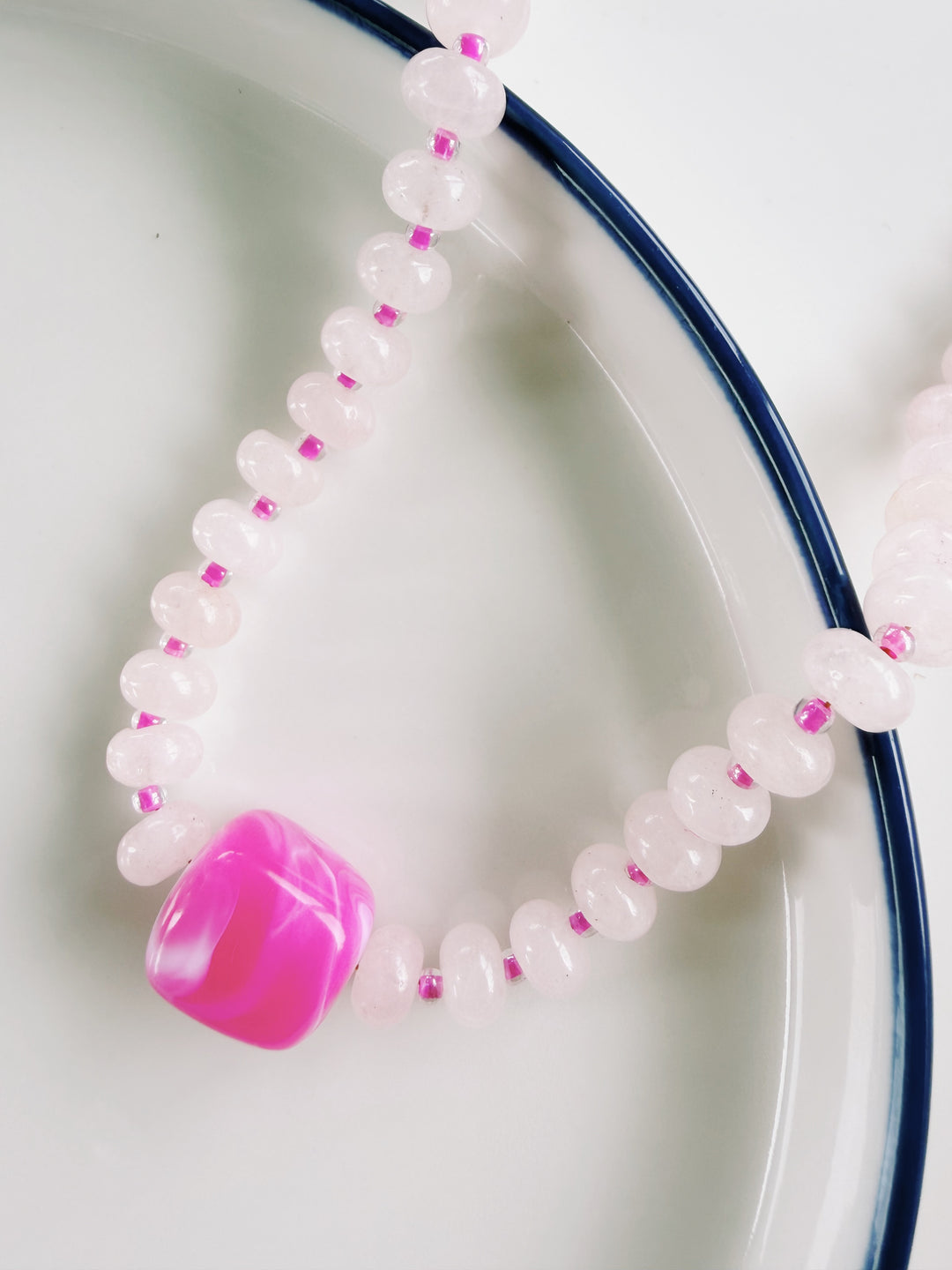Color Pop Necklace, Bead Girl Summer