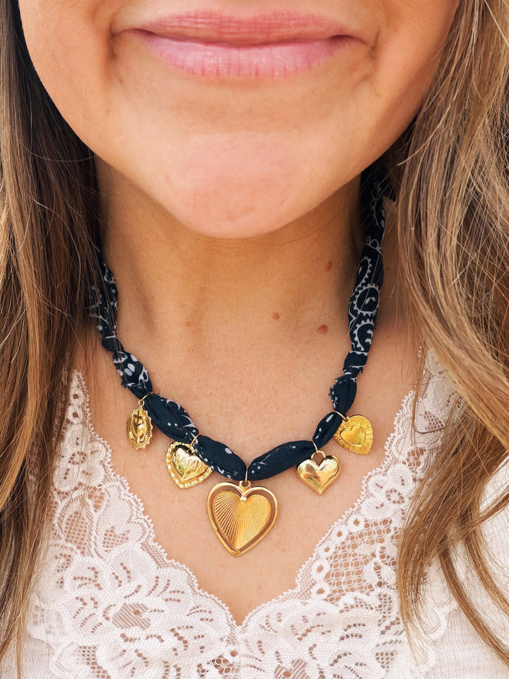 Mama Navy Bandana Necklace, Birthday Collection