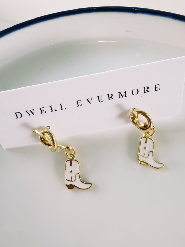 Cowgirl Earrings, America 250
