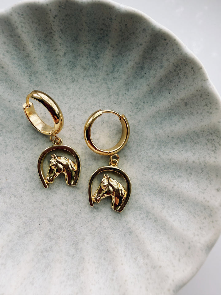 Horse Girl Earrings, Sweater Weather