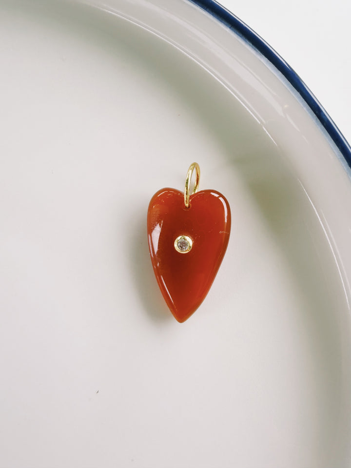 Stone Heart Pendants, Bead Girl Summer