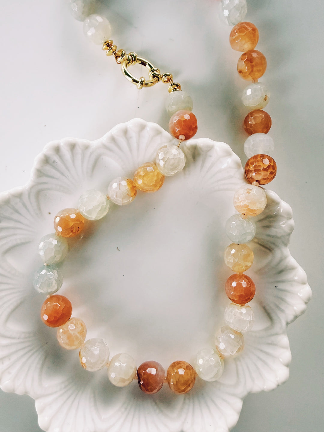 Equinox Gemstone Necklace, Autumn Heirloom