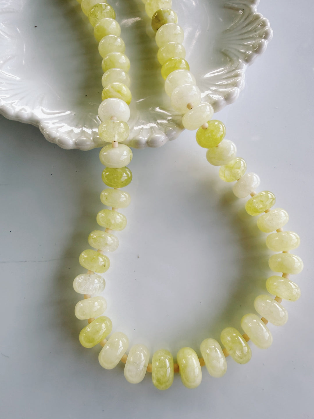 Lemon Chunky Gemstone Necklace