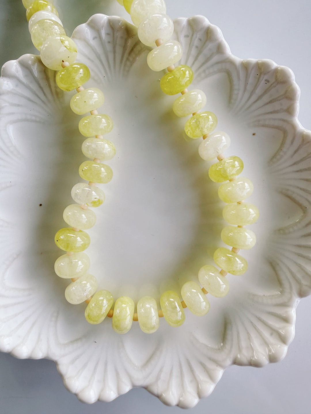 Lemon Chunky Gemstone Necklace