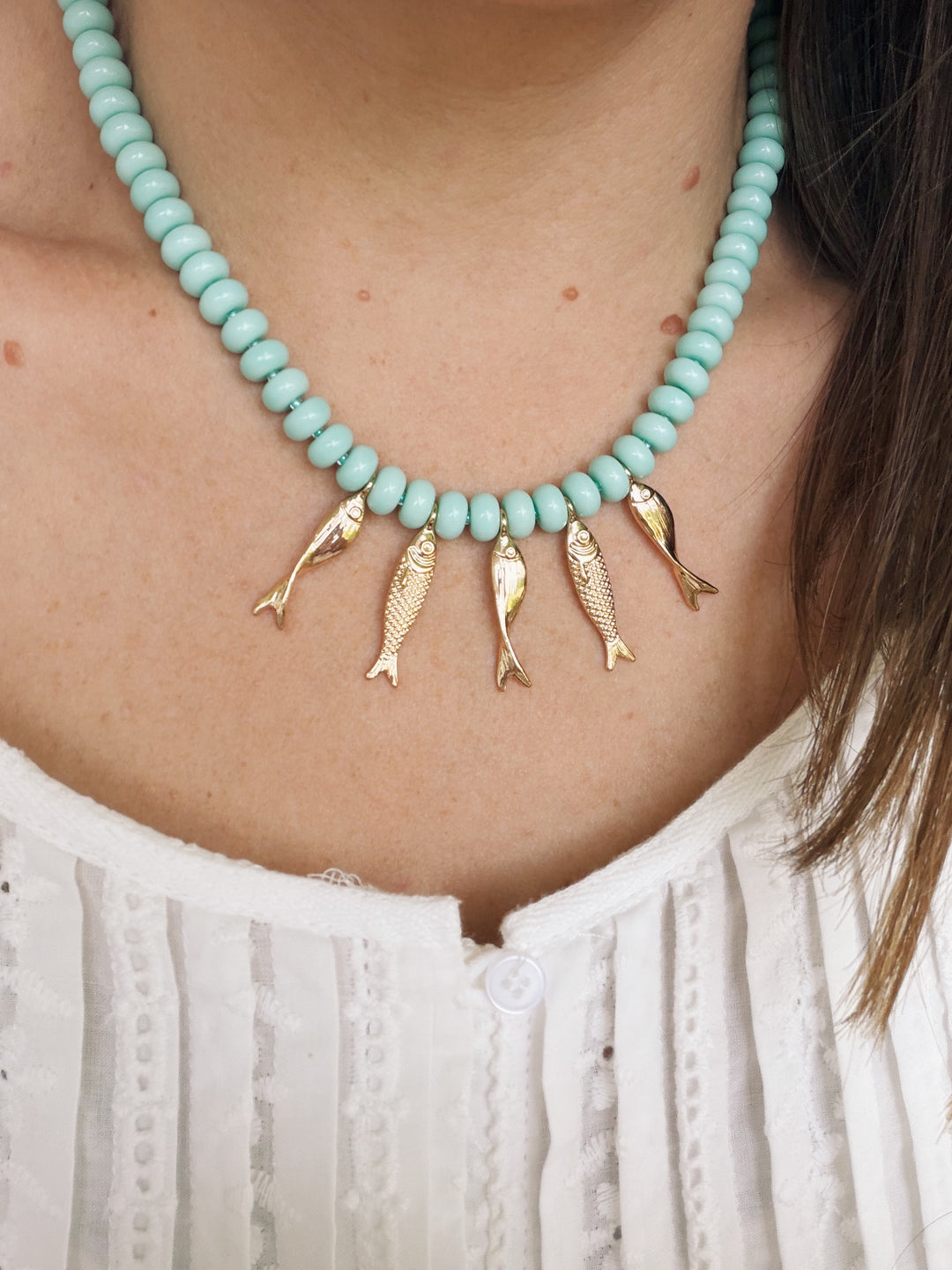 Summer Catch Necklace, Summer Brights
