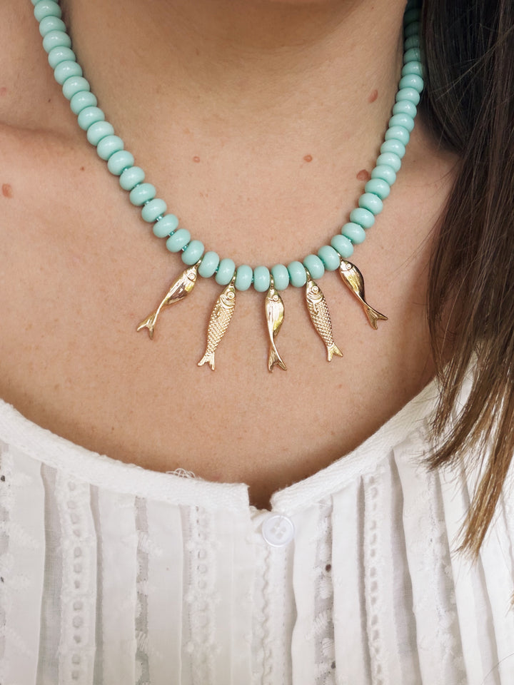Summer Catch Necklace, Summer Brights