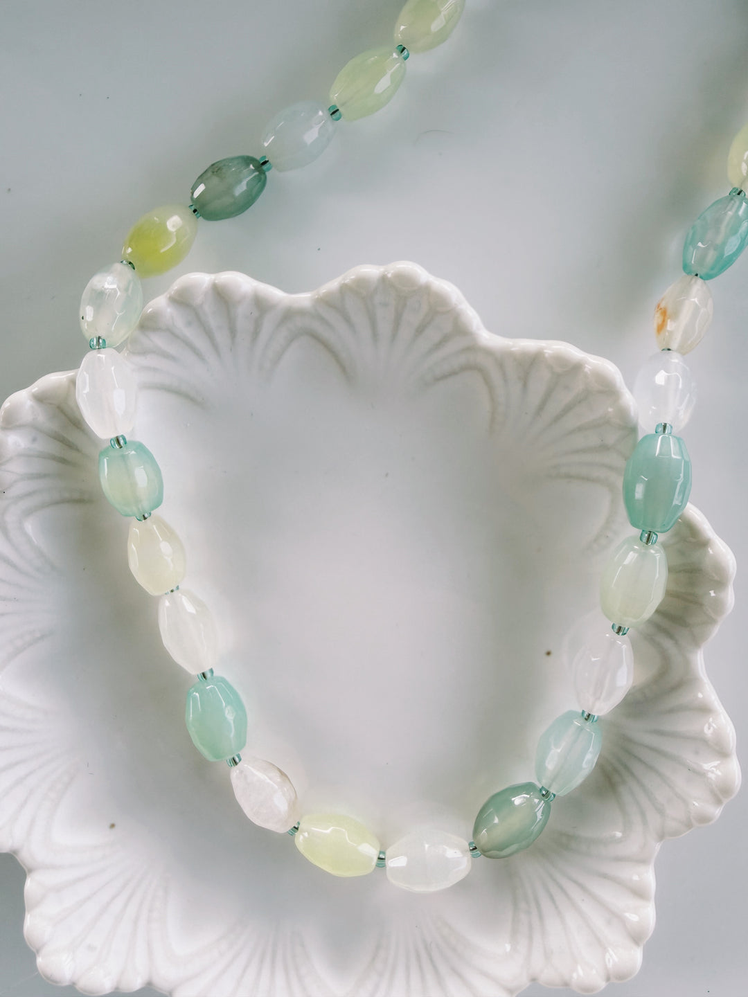 Ombré Stone Necklaces, Vintage Flora