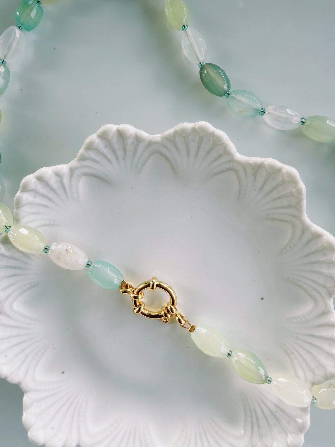 Ombré Stone Necklaces, Vintage Flora