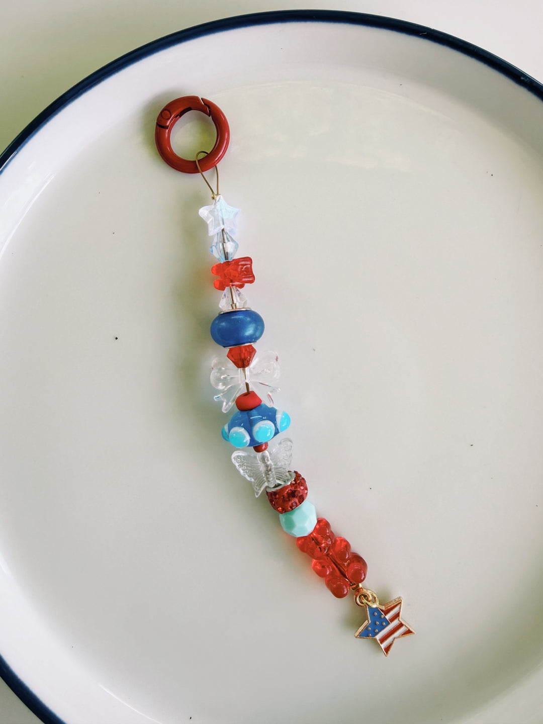 Patriotic Bag Charms, America 250