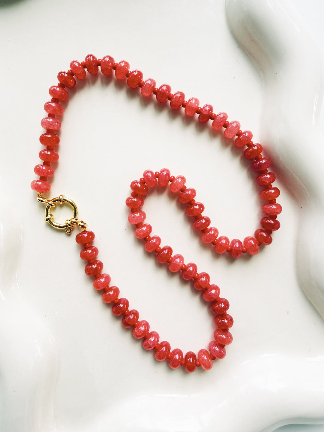 Red + White Necklaces, Game Day
