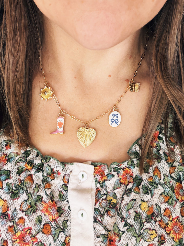 Western Sweetheart Charm Necklace, Charm Society