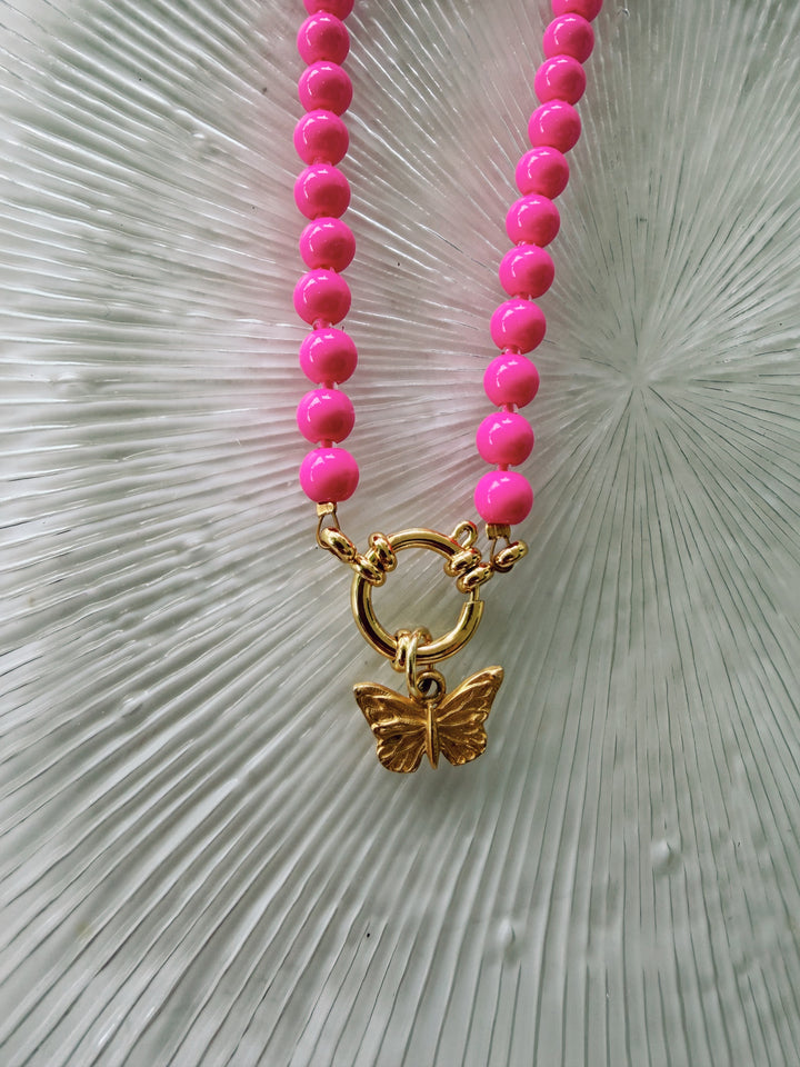 Tropical Gumball Necklace, Summer Brights