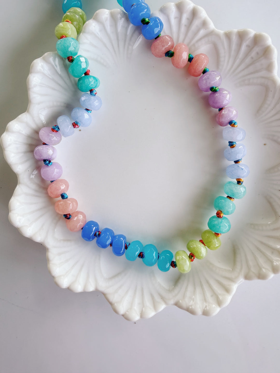 Esprit Knotted Gemstone Necklace