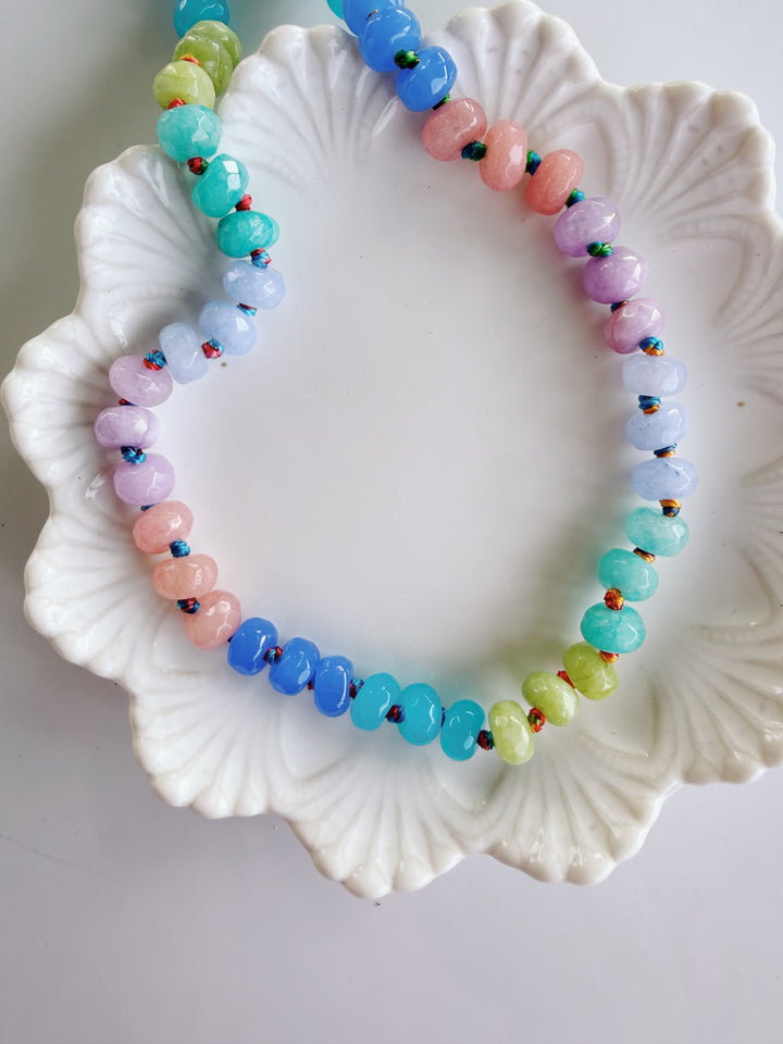 Esprit Knotted Gemstone Necklace