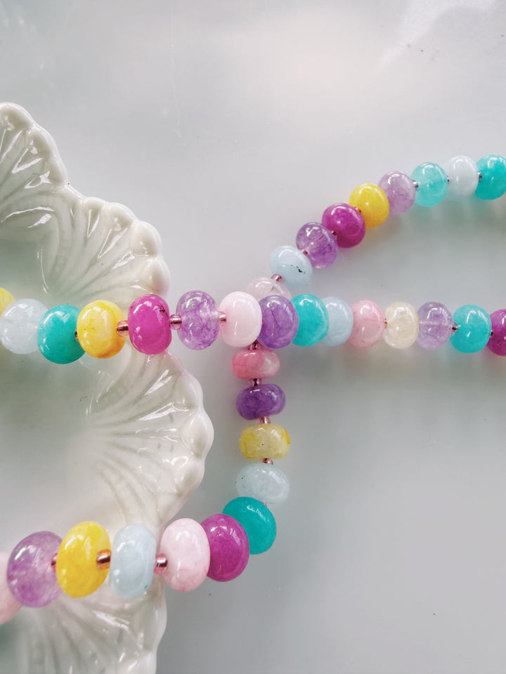 Candy Stone Necklace, Bead Girl Summer