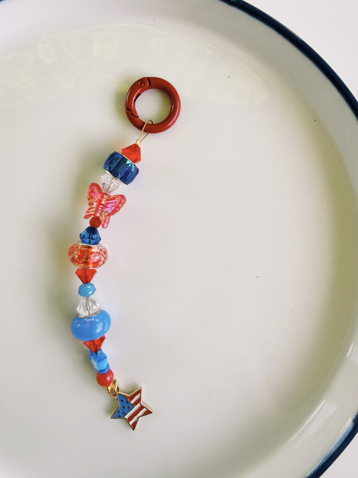 Patriotic Bag Charms, America 250