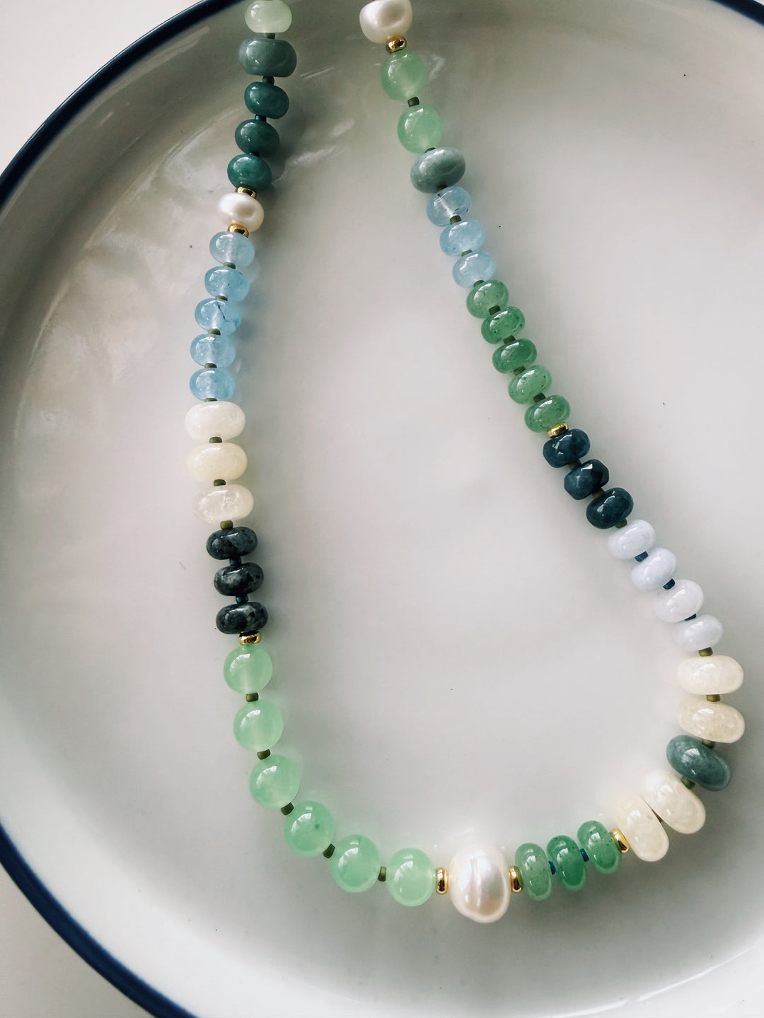 Patchwork Gemstone Necklace, Sweet Heritage