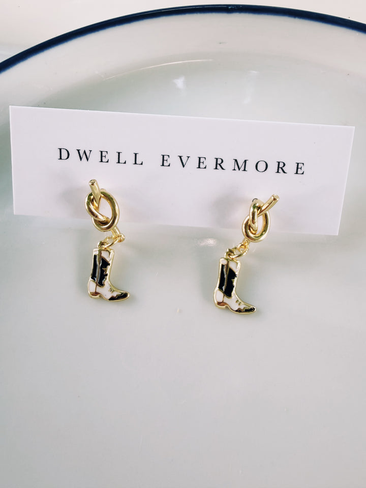 Cowgirl Earrings, America 250