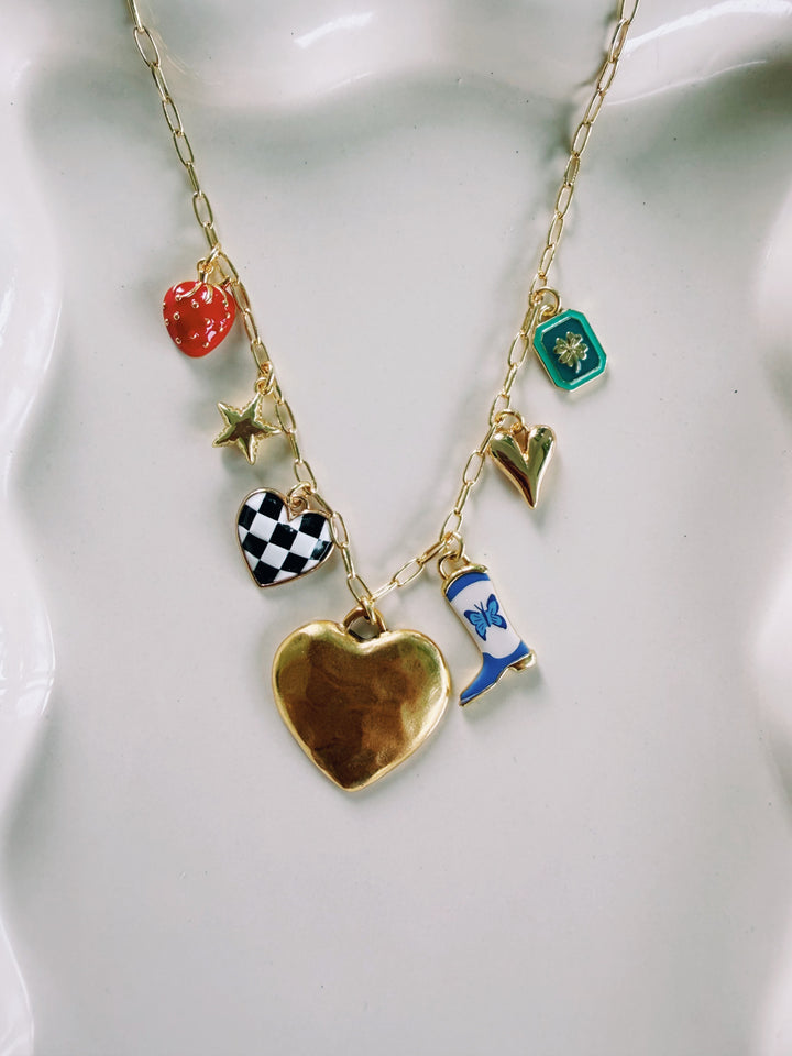 So Loved Charm Necklace, Charm Society