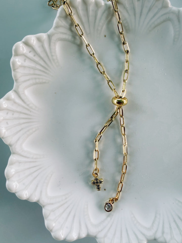 Mini Cross Bracelet, Daily Grace