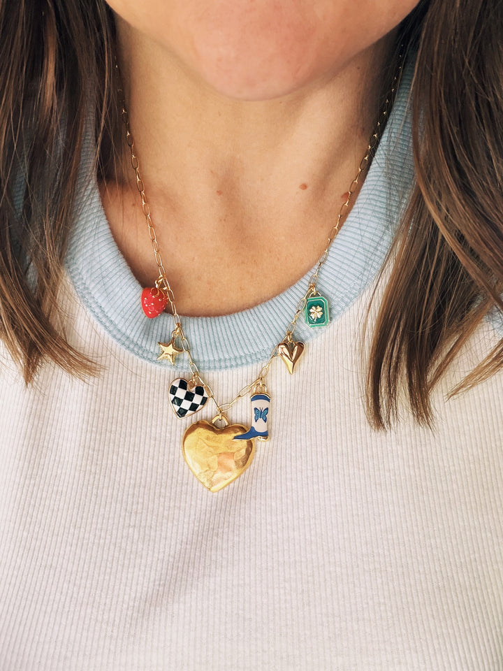 So Loved Charm Necklace, Charm Society