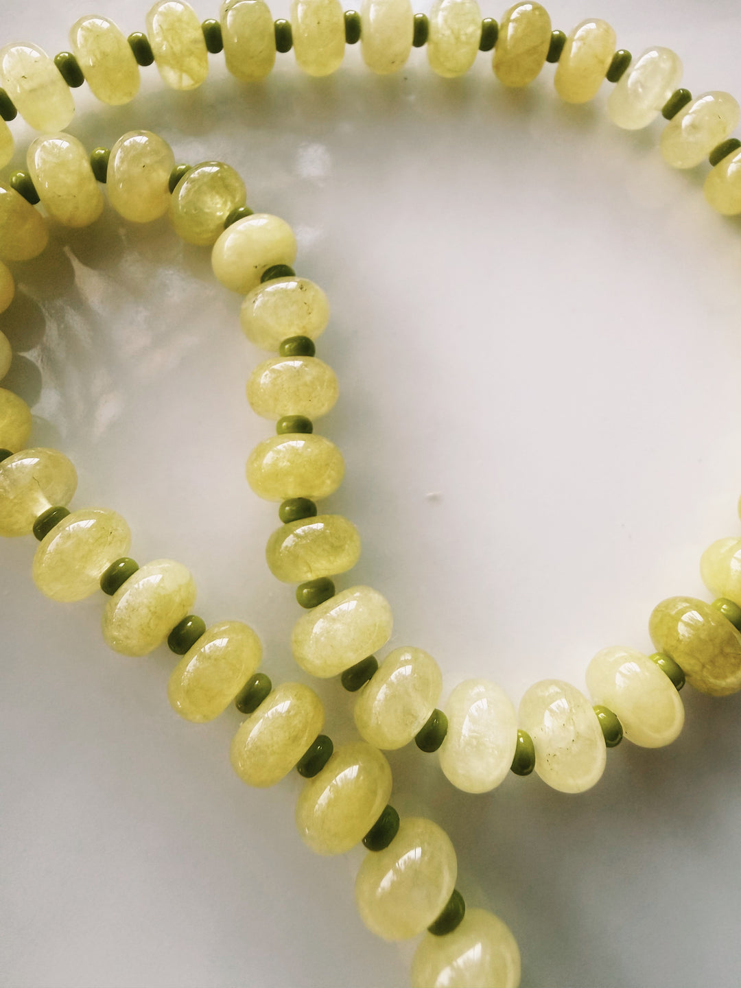 Citron Gemstone Necklace, Sweet Heritage