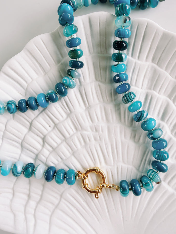 Marbled Necklace, Bead Girl Summer