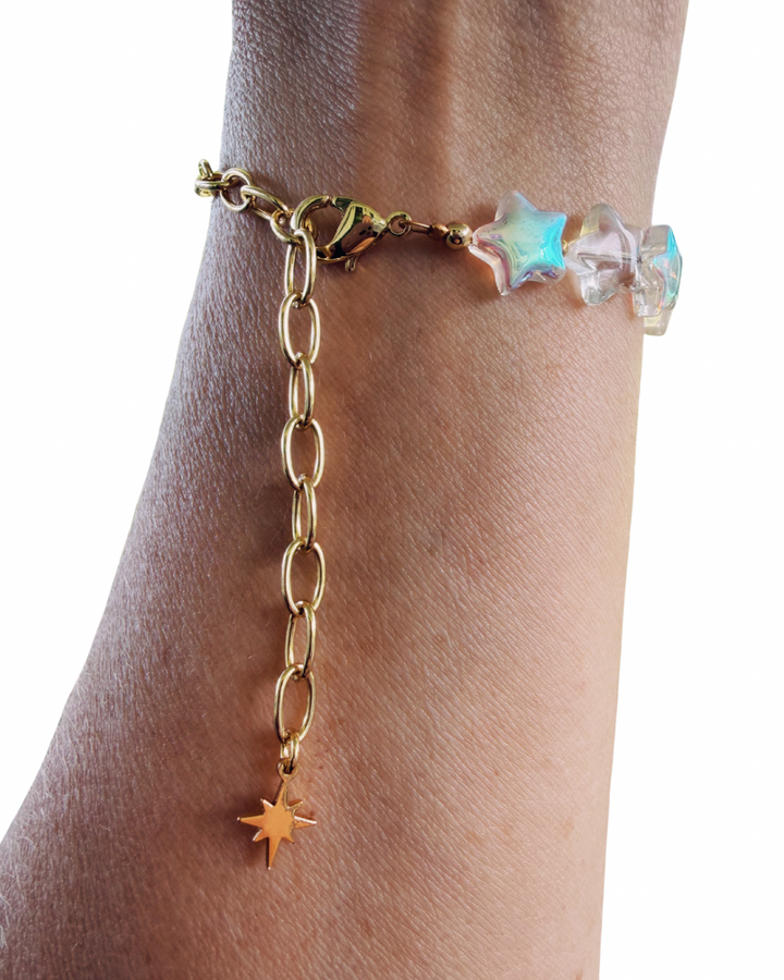 Stars and Chain Bracelet, Stars
