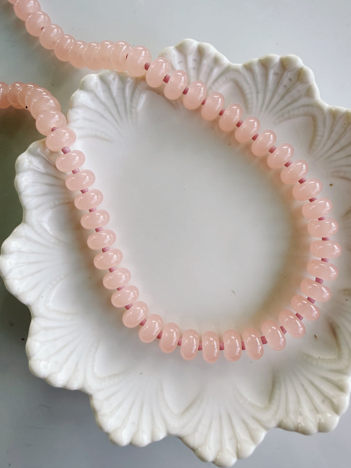 Peony Glass Necklace