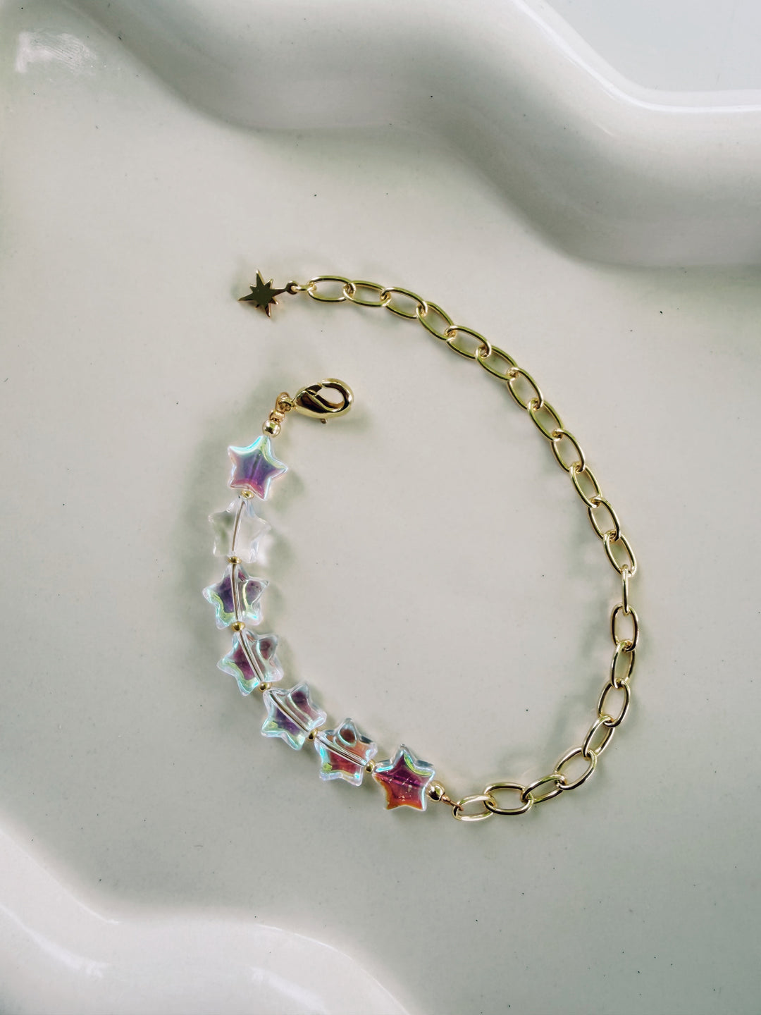 Stars and Chain Bracelet, Stars