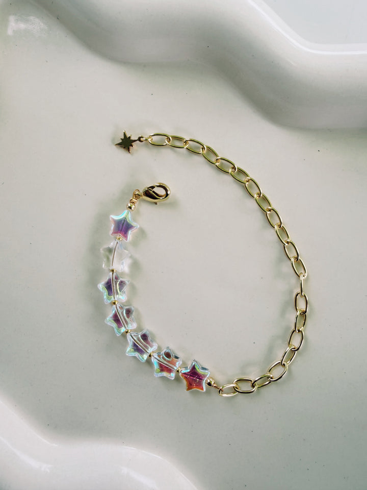 Stars and Chain Bracelet, Stars