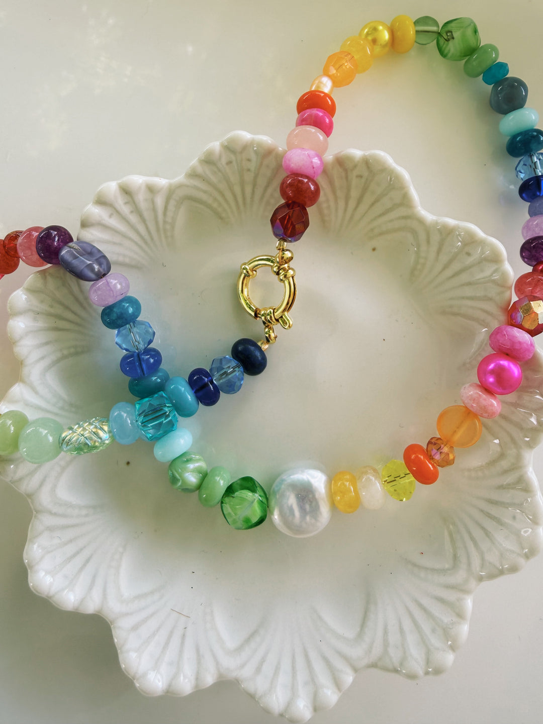 Kaleidoscope Necklace, Marine Dreams